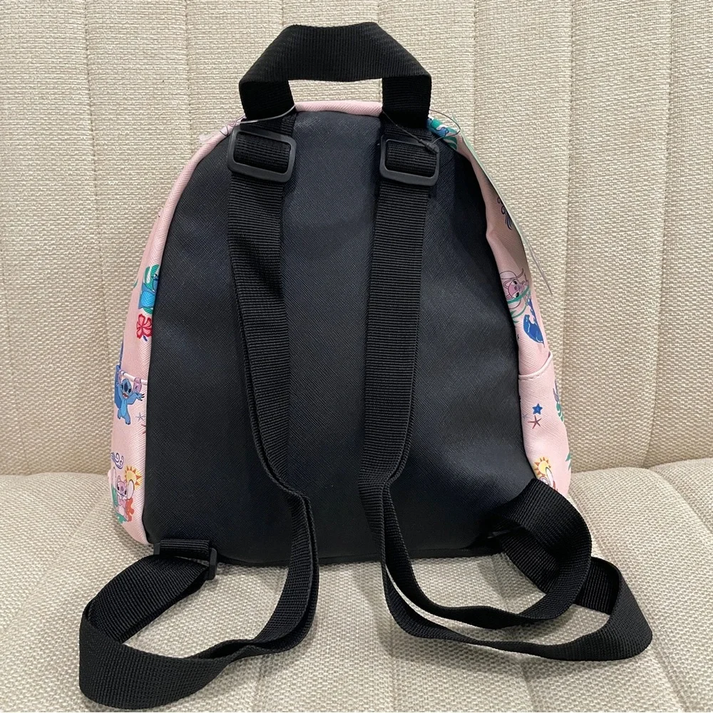 NEW Disney Lilo & Stitch Angel Pink‎ Tropical Mini Backpack NWT